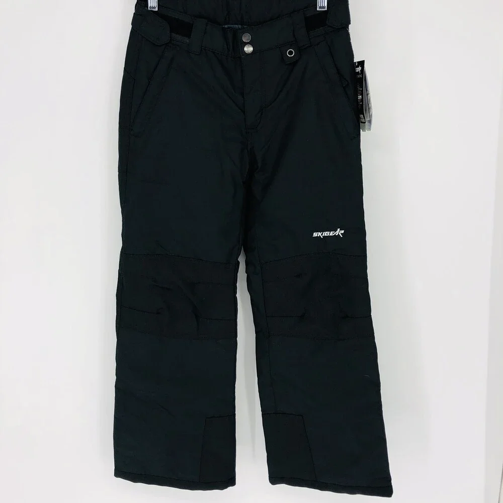 Ski Gear by Arctix Youth Insulated Snow Pants Medium Black Snowboarding Skiing